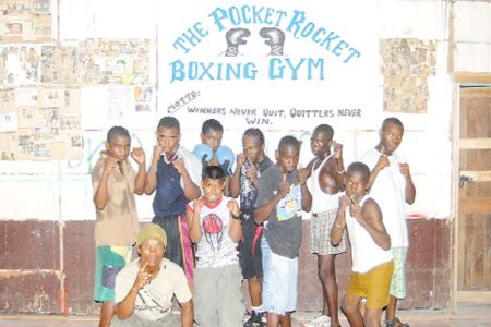 Boxers from PRBG squaring up. (Orlando Charles photo)