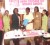 Avon Guyana and GRPA representatives at the launch of their breast cancer awareness month of  activities yesterday. 