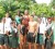 The victorious Bishops’ High School team after their victory in the swimming championships.