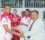 Man of the Match Sunil Narine receives his award from Guyana Cricket Broad, Assistant Secretary Dru Bahadur. (Orlando Charles photo)
