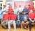 Officials of the sponsors Banks DIH Limited and the Lusignan Golf Club along with  the prize winners following the conclusion of the Guyana Open tournament on Sunday.