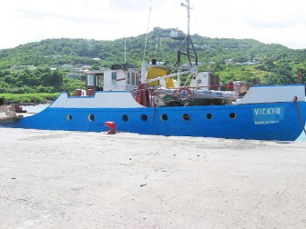 The boat in St Lucian waters