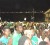 A section of the crowd last night at the APNU rally in Buxton, East Coast Demerara