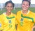 The Guyana goal-scorers: Elysia Prasad (left) and Alisha Leila (Orlando Charles Photo)