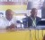 Alliance For Change Leader Raphael Trotman (left) and Dr  Simpson DaSilva at yesterday’s press briefing. 