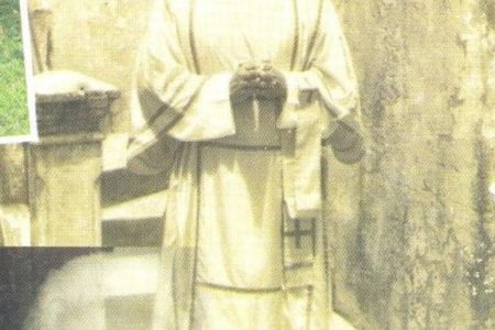 John Peter Bennett as a young priest.