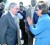 Prime Minister Kamla Persad-Bissessar offering a traditional Hindu greeting to Cuban President Raul Castro (Trinidad Express photo)