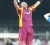 aKeiron Pollard celebrates his maiden one-day international century. (WindiesCricket.com)