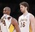 Los Angeles Lakers’ Kobe Bryant (L) and Pau Gasol (R) of Spain walk towards the bench for a time out after losing possession of the ball against the Chicago Bulls during the first half of an NBA basketball game in Los Angeles December 25, 2011. 