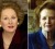 Meryl Streep (left) plays Margaret Thatcher