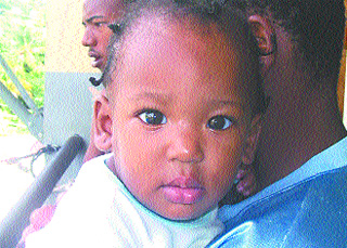 Dead: Destiny lara, 10 months. (Trinidad Express photo)