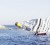 The half submerged Costa Concordia yesterday (Remo Casilli/Reuters)