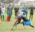 Players of the national rugby team in practice at the National Park on Tuesday.