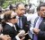 Former Haitian dictator Jean-Claude ‘Baby-Doc’ Duvalier with longtime partner Veronique Roy (Reuters/Eduardo Munoz/Files)