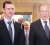 All smiles: Bashar al Assad welcomes Sergei Lavrov to Damascus yesterday Photo: REUTERS/SANA