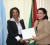 New UNDP Resident Representative Khadija Musa presents her credentials to Minister of Foreign Affairs Carolyn Rodrigues-Birkett