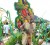 Ministry of Agriculture’s ‘Go Green and Grow’ King of the Band designed by Carol Fraser during yesterday’s Mashramani Float Parade (Photo by Anjuli Persaud)