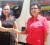 Minister of Amerindian Affairs Pauline Sukhai hands over the keys to the minibus to Toshao of St Deny’s Doreen Jacobis