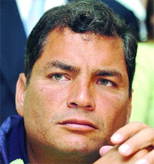 President Rafael Correa of Ecuador