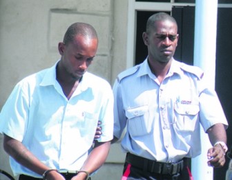 Pedro Alphonzo Burgess (left), is accused of indecently assaulting five schoolgirls as they were on their way to or from school. (Barbados Nation photo)