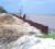 A section of the revetment work at New Hope, on the East Bank Demerara (Photo by Alva Solomon)