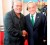 President Donald Ramotar and Chilean President Sebastián Piñera shake hands at a recent meeting in Suriname. (GINA photo)