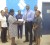 Republic Bank Limited, Linden Branch Manager Randolph Sears presents the sponsorship cheque to Dawn McCammon-Barker, reigning Caribbean Powerlifting Champion.