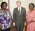 Ambassador Brent Hardt with Lucia Loretta Desir and Barbara Dublin-Peterkin