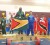 Winston Stoby on the podium after setting a World record in the deadlift of the Masters category at the Caribbean Powerlifting Championships in St Thomas, USVI.