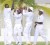 Fast bowler Jason Holder (left) celebrates with teammates after dismissing Abhinav Mukund. (Photo by Windiescricket.com) 