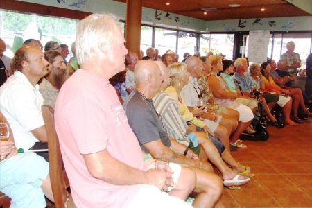 Yachters at the meeting (Guyana Tourism Authority photo)