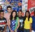 Indian Soap Actors Karan and Abha (center) along with Trinidad Chutney King KI Persad (L), Anil Singh (third right), Carib Beer Prublic Relations Officer Darshani Yusuff (second right) and Firefest Promotions Manager Mahendra Ramkellawan (right) along with other sponsors yesterday at the Princess Hotel. 