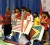 Guyana’s Priyanna Ramdhani, third from right, on the medal podium after receiving her medals at the presentation ceremony.