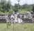 This sign was planted not far from the ditch residents dug to protest the poor state of the Bartica/Potaro road.