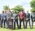 The captains of participating countries at a photograph session with the World Twenty20 trophy.© AFP