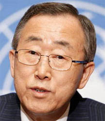 UN Secretary General Ban Ki-Moon