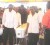 Dameon Belgrave laid to rest: APNU MP Joseph Harmon (left) was one of the pall bearers at Dameon Belgrave’s thanksgiving service yesterday at Phoenix Park.