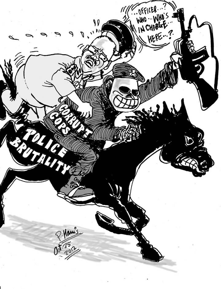 police corruption cartoons