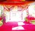 One of Sybris Décor’s colourful and elaborate designs created for a Hindu wedding ceremony.