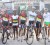 Guyana’s six member team that dominated their Surinamese counterparts. From left Raynauth Jeffrey, Toshawna Doris, Raul Leal, Michael Anthony, Marica Dick and Paul DeNobrega. (Orlando Charles photo)