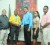  Dr. Frank Anthony congratulates World Power lifting dead lift champion Randolph Morgan in the presence of Peter Green, Lynette Lewis, executive member of the Guyana Amateur Power Lifting Federation and national coach Denroy Livan.