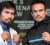 Manny Pacquiao, left, and Juan Manuel Márquez will fight in Las Vegas tomorrow to a backdrop of discussion about the part doping plays in boxing. Photograph: Steve Marcus/Reuters

