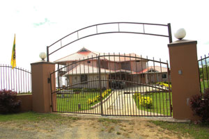 The house in question (Trinidad Express photo)