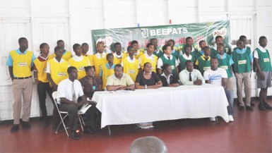 The Milo U-20 launch with competing school representatives and PETRA organisation officials