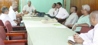 The APNU council meeting (APNU photo)