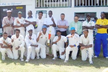 The victorious Demerara inter-county team. (Orlando Charles photo)