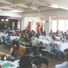 A section of the gathering at yesterday’s bauxite sector forum at Watooka House, in Linden.