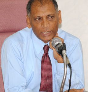 Agriculture Minister Dr Leslie Ramsammy
