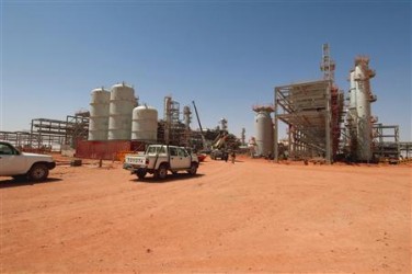 File photo of the Statoil-run gas field in Amenas, Algeria