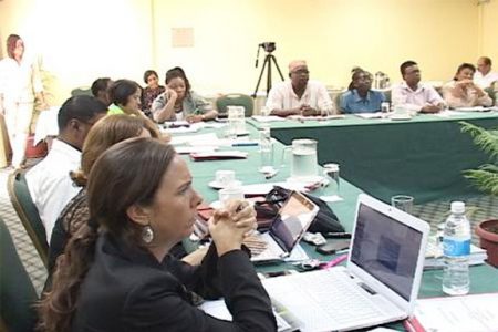 A section of the gathering at the High Level Meeting on health in prisons. (Government Information Agency photograph)
